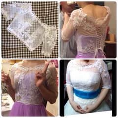 ウェディング ボレロ・ドレスセット 二次会のサムネイル