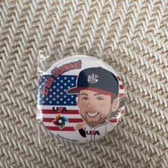 WBC2026 ガチャ アメリカ代表　アーニー・クレメント 缶バッジ
