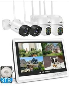 【Sランク】12インチ液晶一体型3TBHDD内蔵NVRとPTZカメラ4台 12インチ液晶一体型3TBHDD内蔵NVR500万画素カメラ2台+PTZ - メルカリ