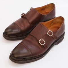 Berwick 3069 UK6 ダブルモンク シボ革 25cm Berwick 3069 UK6 ダブルモンク シボ革 25cm - メルカリ