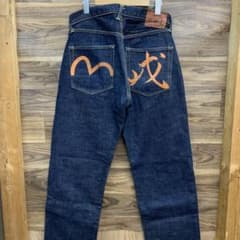 中古 EVISU みかん 戎 カモメ ペイント Lot 2001 デニムパンツ - メルカリ