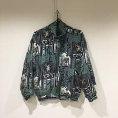 総柄 シルク ジャケット コムデギャルソン ニードルスのサムネイル