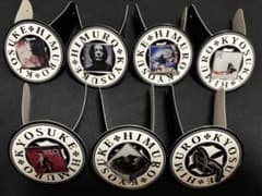 氷室京介 CD アルバム ピンズ ガチャ ピンバッジ　7種セット