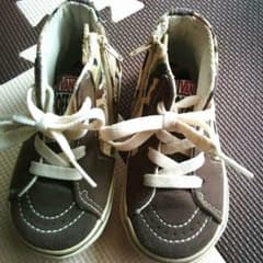 happ sale様専用　VANS☆15ｃｍ☆ハイカットスニーカー☆迷彩のサムネイル