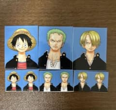 ONE PIECE ステッカー ルフィ ゾロ サンジ セット - メルカリ