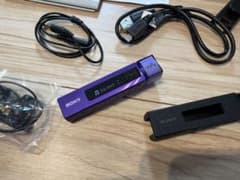 f*n様 SONY NW-M505 パープル　純正シリコンケース付き(ブラック) f*n様 SONY NW-M505 パープル 純正シリコンケース付き(ブラック