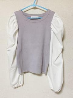 マジェスティックレゴン　長袖　ブラウスカットソー　パワショルカットソーのサムネイル