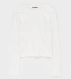 BLACUP ホワイト クロップド長袖Tシャツのサムネイル