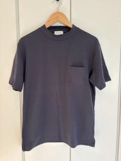 EDIFICE モックネック ポケットTシャツ ネイビー 46のサムネイル