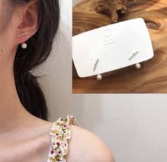BALENA JEWELRY ゴールドパールピアス D-17のサムネイル