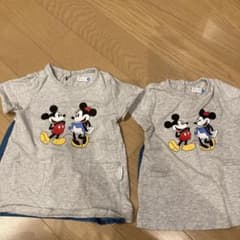 ミッキーミニー　お揃い￼￼￼￼￼Tシャツ　90.110のサムネイル