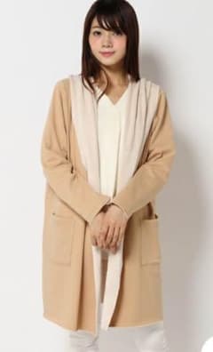 にゃんたさま専用☆お値下げ中♡新品未使用☆ コーディガン ikka キャメルのサムネイル
