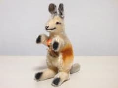 steiffシュタイフ/ ビンテージ・カンガルーの親子 /15㎝ - メルカリ