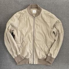 BROWNY VINTAGE MA-1 ボンバージャケット Lサイズ ベージュのサムネイル