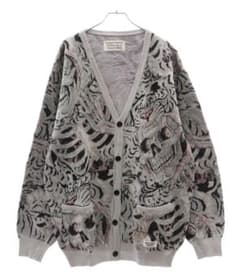 あ*様 WACKOMARIA スカルカーディガン - メルカリ