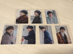 なにわ男子　Special Kiss　通常盤先着購入特典クリアソロカードのサムネイル