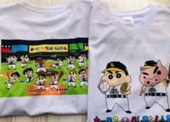 ソフトバンクホークス　クレヨンしんちゃん　コラボＴシャツ　Ｌサイズ2枚のサムネイル