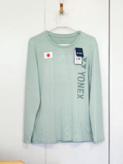 YONEX日本代表選手モデル長袖Tシャツ桃田賢斗志田千陽練習着トナミNTT
