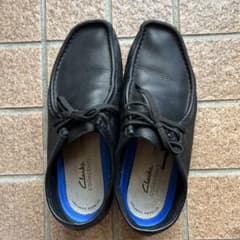 Clarks ブラック モカシン シューズのサムネイル