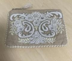 インド刺繍 ポーチ - 5