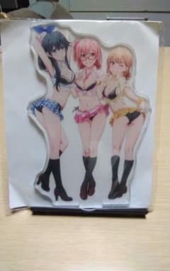 역시 내 청춘 러브 쌀은 잘못되어있다 아크릴 스탠드 3 명 세트 15cm