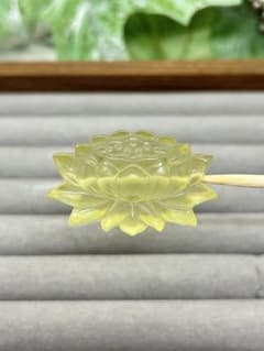 天然石レモンシトリンパーツ　蓮　No.2958 天然石レモンシトリンパーツ 蓮 No.2958 - メルカリ