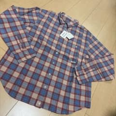 タグ付き新品 マドモアゼルノンノンパパス シャツ 長袖 L 綿100