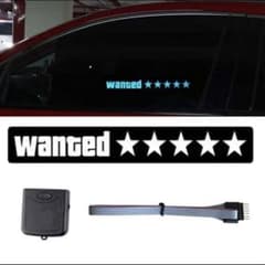 LEDで光るステッカー wantedのサムネイル