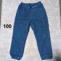 ユニクロ　暖パン　裏起毛　100のサムネイル