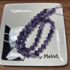 天然石】 ケープアメジスト 8mm 1連売り - メルカリ