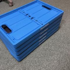 送料無料 コストコ 折りたたみコンテナ 62L 青色×5個セット - メルカリ