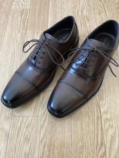 TETE HOMME カウレザー 内羽根ストレートチップ ドレスシューズのサムネイル