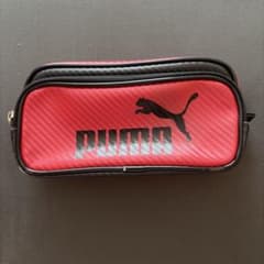 PUMA ペンケース レッド ブラックのサムネイル