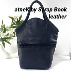 未使用級】atneK by Scrap Book 本革 A4軽量 トートバッグ - メルカリ