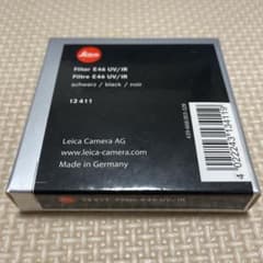 【新品】ライカ E46 II ブラック UV フィルター Leica LEICA Leica E46 UVa II Glass Filter, Black