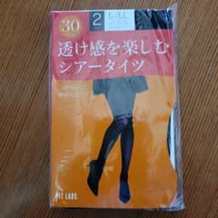 シアータイツ30デニール・L-LL  2足組のサムネイル