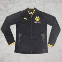 ドルトムント トラックジャケット S PUMA プーマ 黒 黄色 ブンデス 