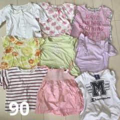 まとめ売り　半袖Tシャツ　女の子のサムネイル