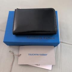 TSUCHIYA KABAN L字ファスナー ミニ財布 ブラックのサムネイル