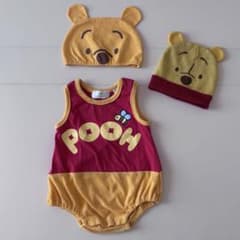 Winnie the Pooh Baby Costume Romper and Hat Set