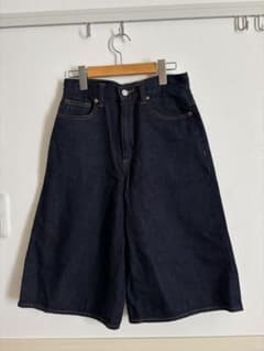GU デニムハーフパンツ インディゴ Sのサムネイル