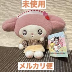 【未使用】ゆるかわサンリオキャラクターズぬいぐるみチョコケーキ マイメロディ