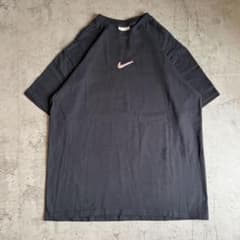 NIKE 나이키 반소매 T셔츠 swoosh 자수 블랙 cityboy 헌 옷