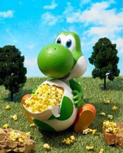 スーパーマリオギャラクシー　ヨッシー　ポップコーンバケット 韓国スーパーマリオギャラクシー ヨッシー ポップコーンバケット 新品