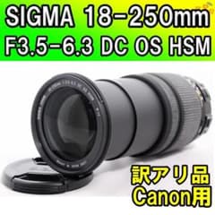 訳アリ品 SIGMA シグマ 高倍率ズームレンズ 18-250mm キヤノン用 