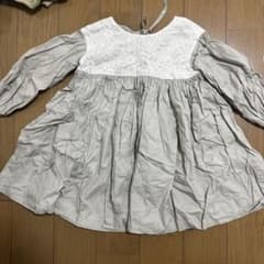 ハンドメイド　ぽわん袖ワンピースのサムネイル