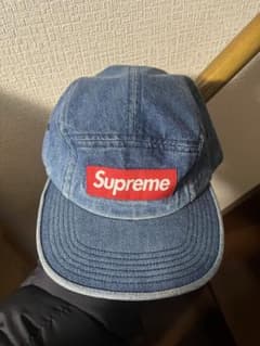 Supreme デニムキャップ 赤ロゴのサムネイル