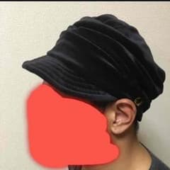 メンズ FRED PERRY ツバ付き ベロア素材 帽子のサムネイル
