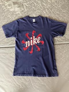 Nike 風車ロゴ 90s ヴィンテージ ネイビー Tシャツ プリント M Nike 風車ロゴ 90s ヴィンテージ ネイビー Tシャツ プリント M - メルカリ