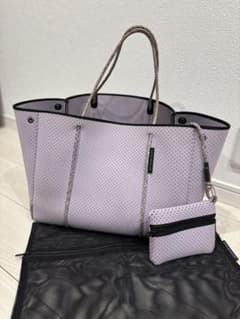 STATE OF ESCAPE 超美品 淡いパープルのトートバッグ ポーチ付 - メルカリ